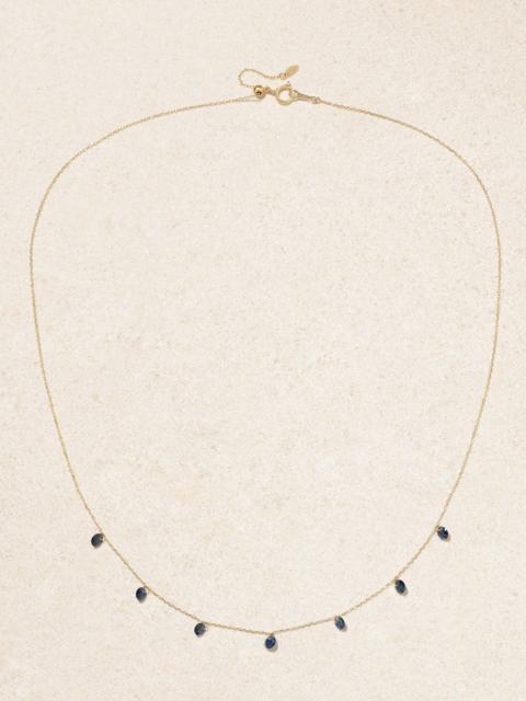 PERSÉE 18-karat gold sapphire necklace Blue