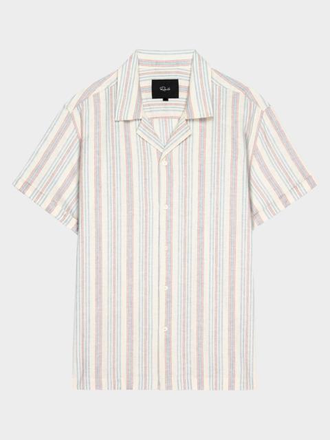Rails Men's Short-Sleeve Amalfi Shirt in Stripes