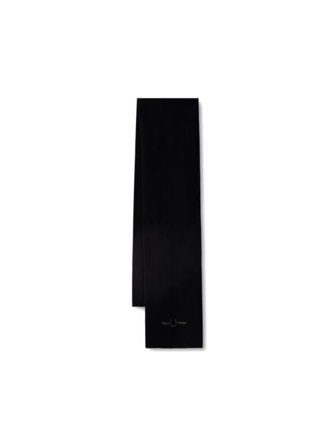 Fred Perry logo-embroidered scarf