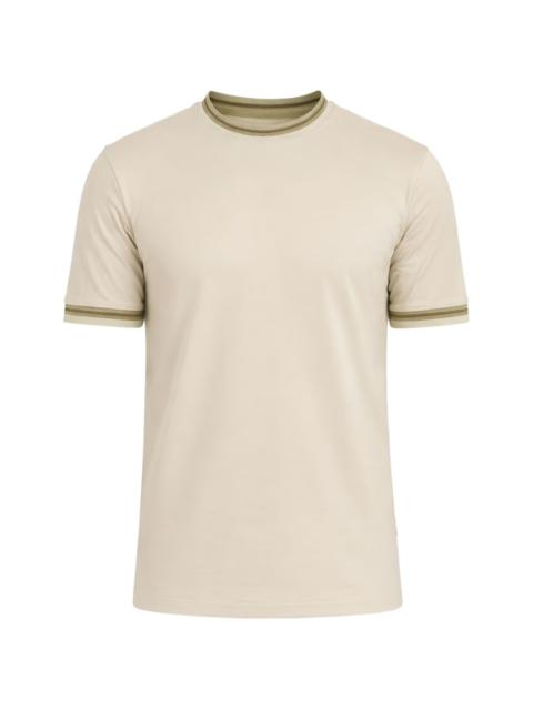 BOSS contrast-tipping T-shirt