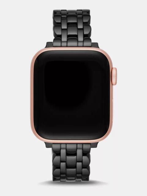 kate spade Black Scallop Link Stainless Steel Bracelet 38/40mm Band For Apple Watch®