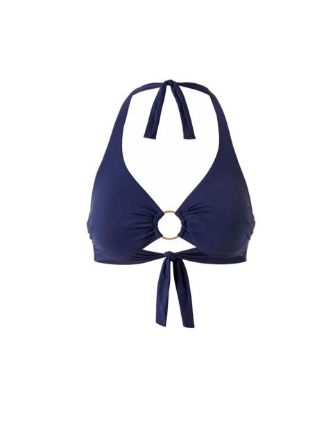 MELISSA ODABASH BRUSSELS NAVY BIKINI TOP