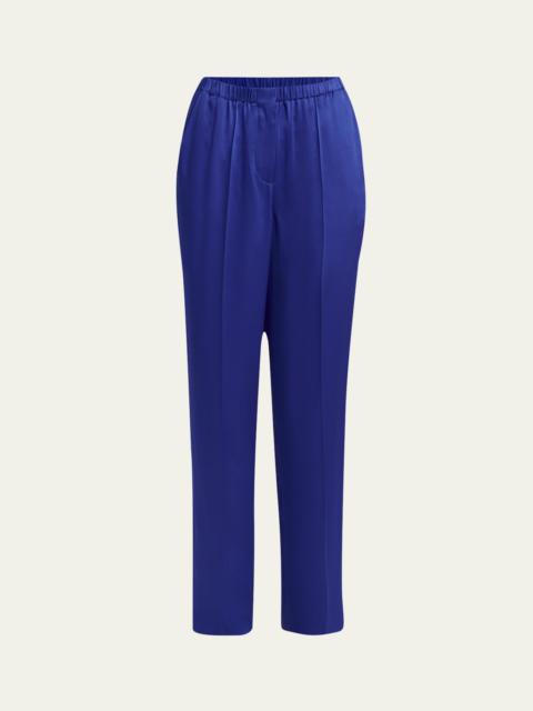 GIORGIO ARMANI Tapered Double Satin Pants