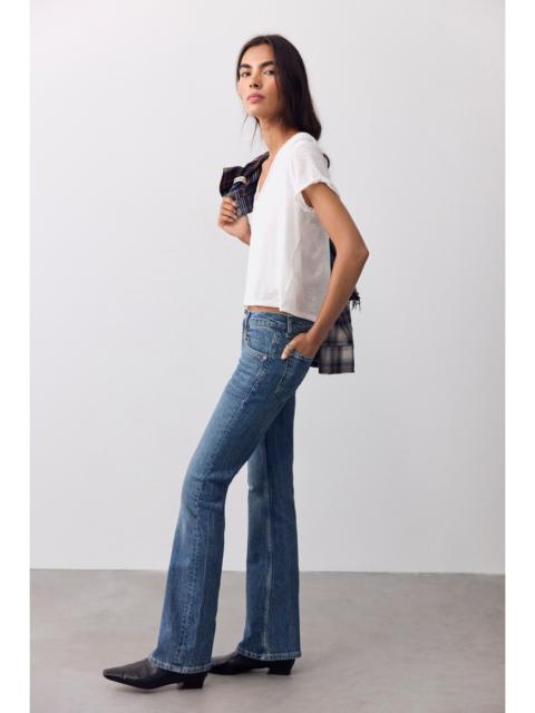 FREE PEOPLE We The Free Monte Low-Rise Slim Bootcut Jeans