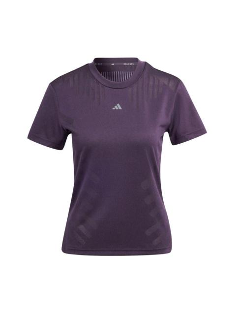 adidas (WMNS) adidas HIIT Airchill Training T-Shirt 'Purple' IP9658
