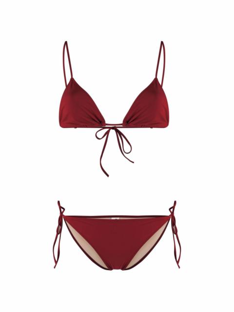Lido tie-fastening bikini bottoms