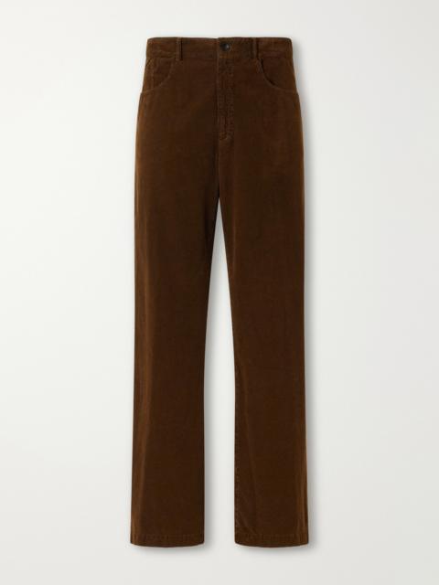 Dries Van Noten Straight-Leg Cotton-Corduroy Trousers