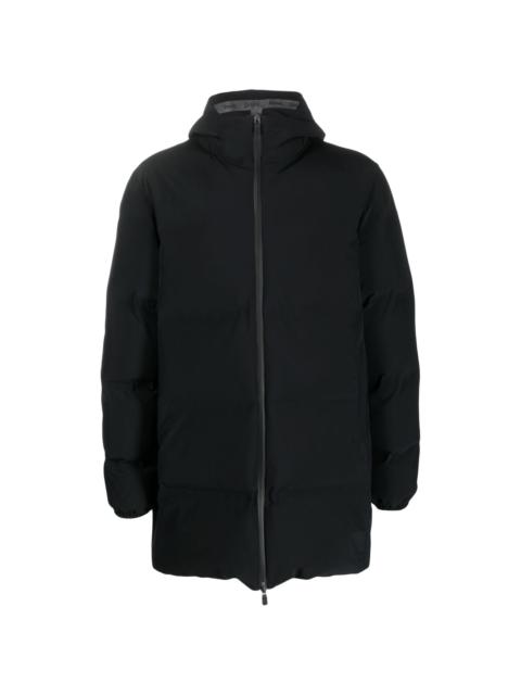 zip-up padded hooded coat