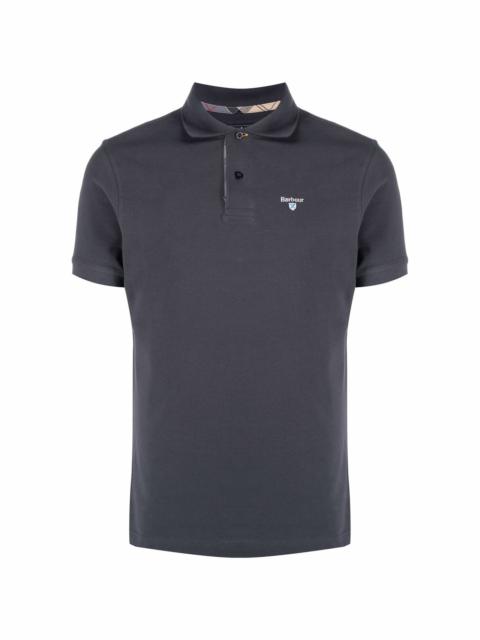 Barbour embroidered-logo polo shirt