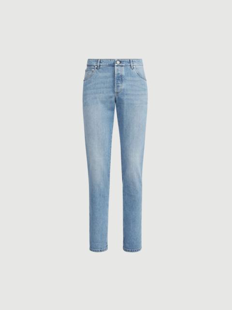 Brunello Cucinelli Comfort denim five-pocket trousers