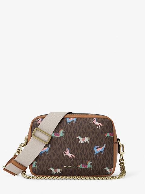 MICHAEL KORS Bryant Medium Signature Logo Camera Crossbody Bag