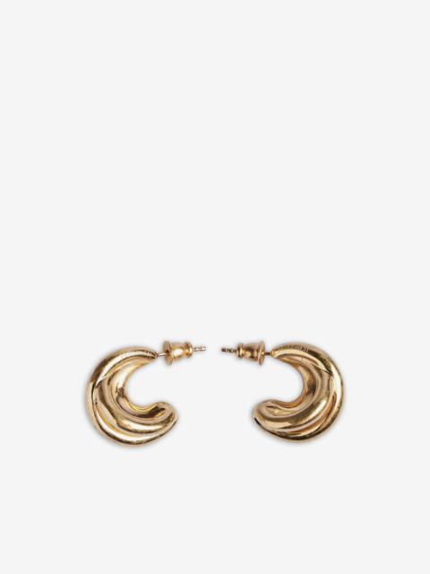 PANCONESI twisted hoop earrings