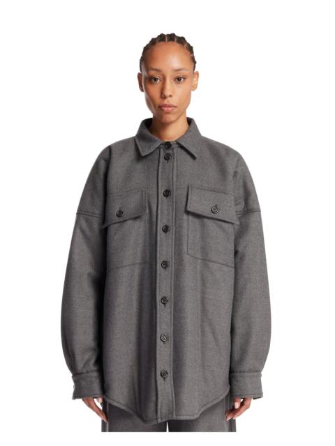 armarium Gray Wool Overshirt