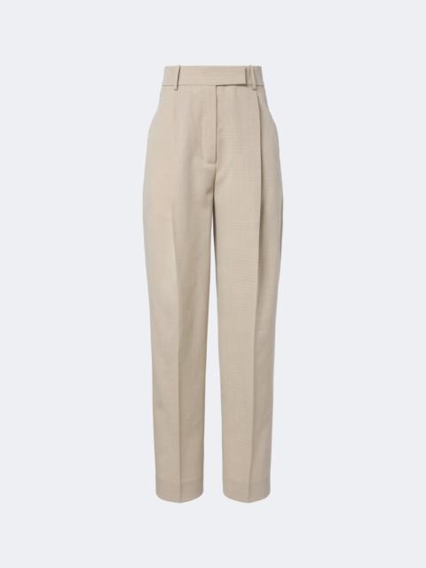 RÓHE Wool and silk-blend straight pants