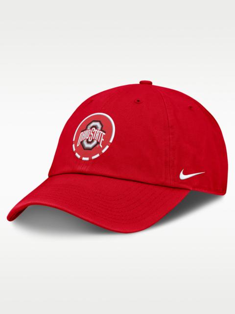 Nike Ohio State Natural Club Men's Nike College Adjustable Hat