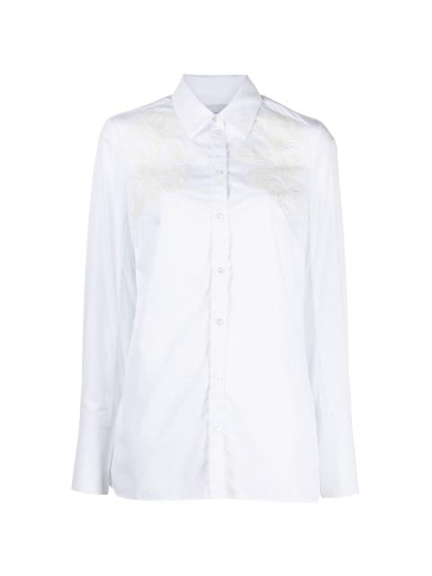Erdem spread-collar cotton shirt