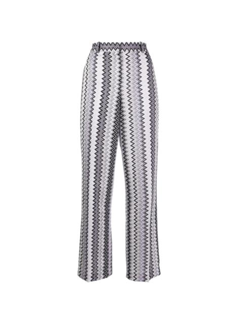 Missoni zigzag high-waisted trousers