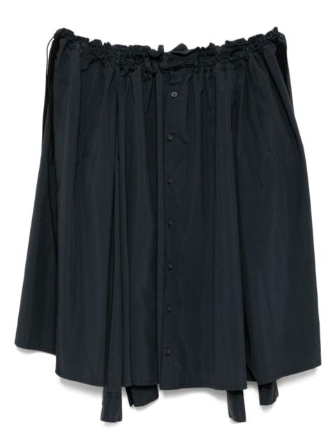 Yohji Yamamoto gathered skirt