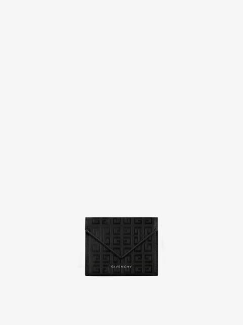 Givenchy GIV CUT WALLET IN 4G LEATHER