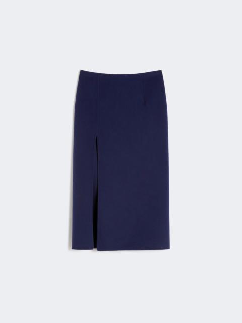 Sportmax DANZA Long double-faced wool skirt - ULTRAMARINE