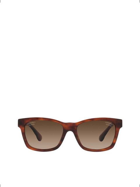 CHANEL CH5484 square-frame acetate sunglasses