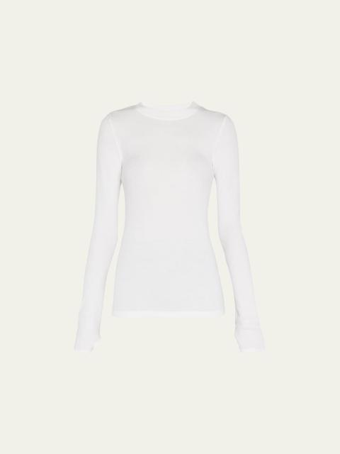 SPLITS59 Louise Rib Long-Sleeve Top