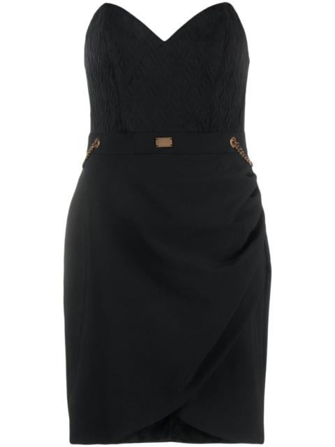 ELISABETTA FRANCHI sweetheart-neckline minidress