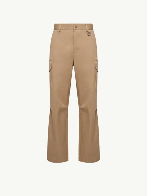 Moncler Cargo Cotton Blend Gabardine Pants
