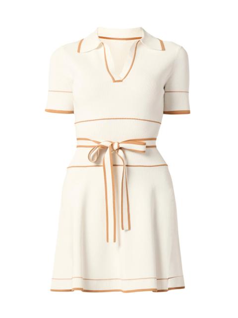 Shoshanna Women's Maggie Knit Minidress - Ivory Terracotta