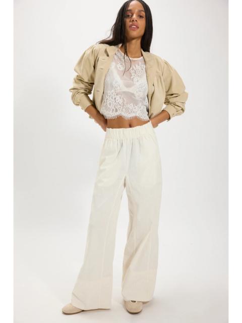 FREE PEOPLE Day's End Linen Pull-On Pants