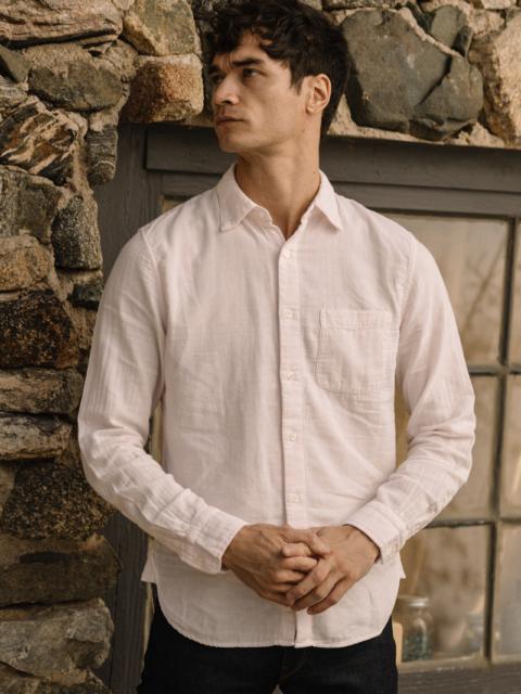 HIROSHI KATO The Ripper Double Gauze Organic Cotton Shirt - Fresh Pink