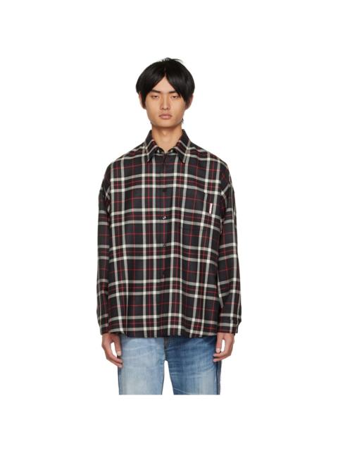 Marni Black Tartan Shirt