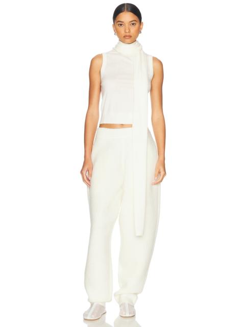 HELSA Charlee Knit Scarf Top