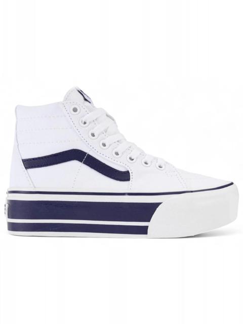 Vans Vans UA SK8-Hi Tapered Stackform Sport Stripes White Navy