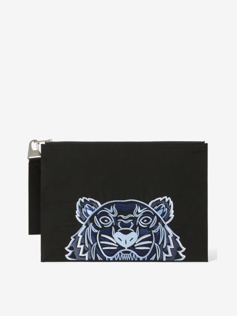 KENZO Canvas Kampus Tiger pouch