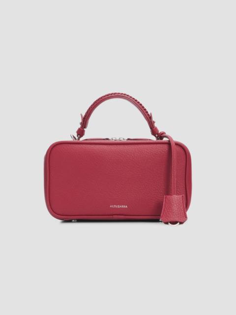 Altuzarra Women's Fall 3 Tack Trunk Leather Top Handle Bag - Deep Cherry