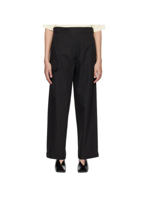 Studio Nicholson Black Obra Trousers