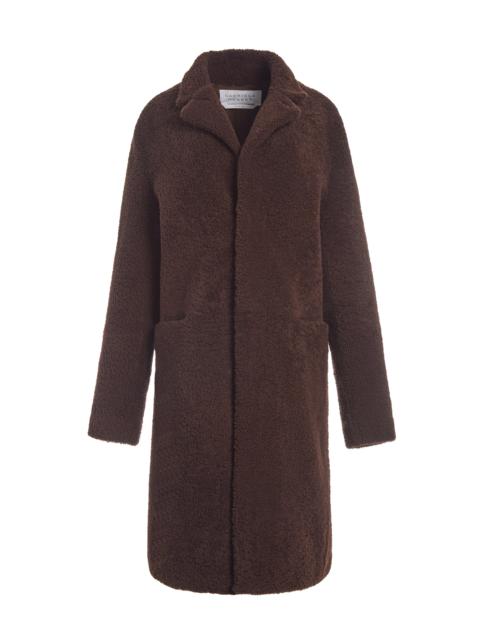 GABRIELA HEARST Teddy Carcoat in Chocolate Shearling