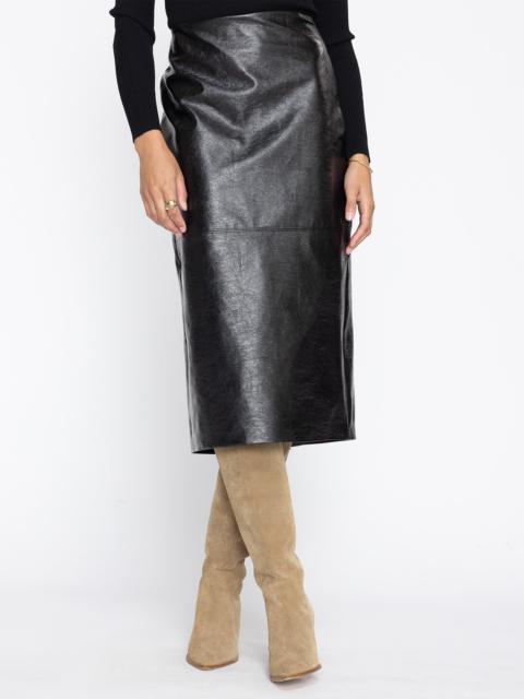 BROCHU WALKER The Irene Vegan Leather Skirt
