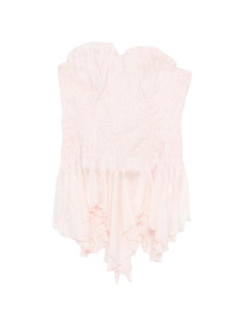 Aje. Nisha ruffled bustier