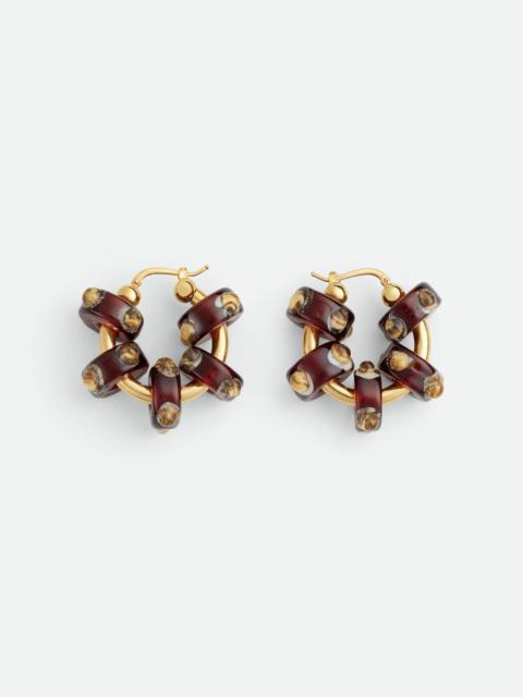 Bottega Veneta Slice Glass Earrings