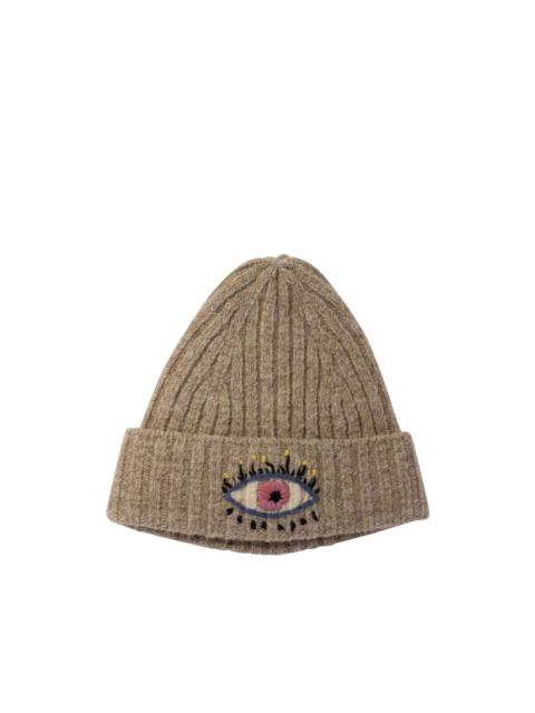 Kapital eye-embroidered beanie hat