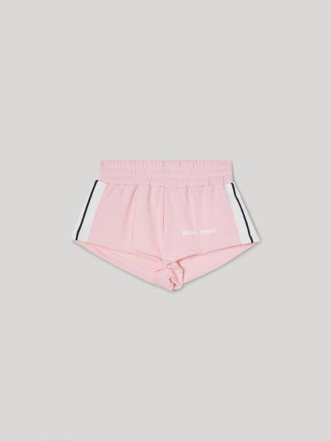 Palm Angels BLOSSOM PINK TRACK MINI SHORTS