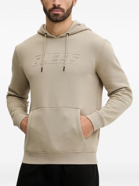 GUESS USA logo-print hoodie