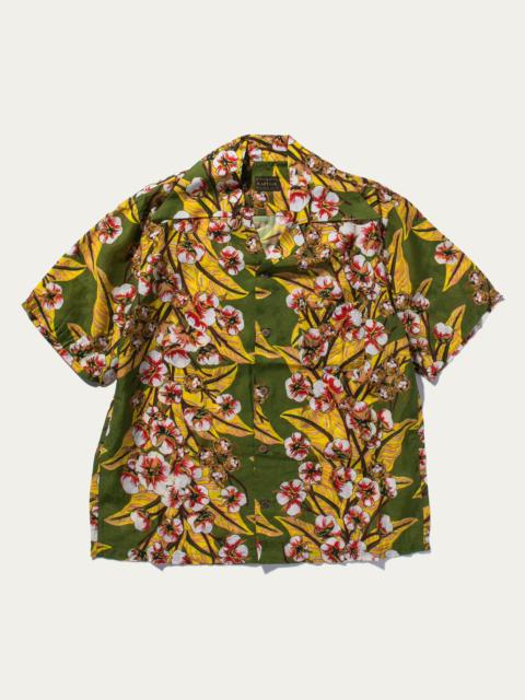 Kapital SILK RAYON COTTON-FLOWER WRANGLE COLLAR ALOHA