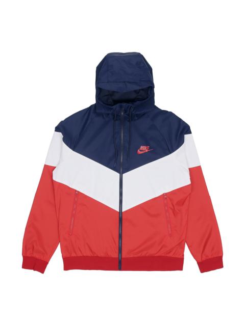 Nike Sportswear Windrunner Casual hooded track Jacket Navy Blue Dark  DC4113-441