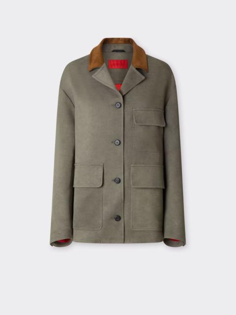 Ferrari Cady jacket with distressed effect