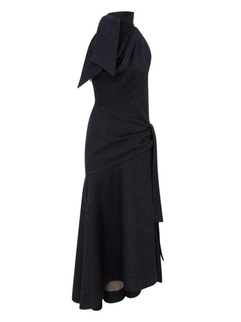Zimmermann VALIANT DRAPED DENIM DRESS