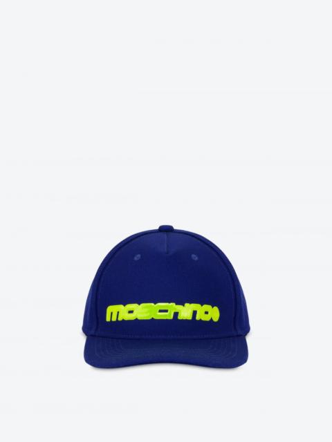 Moschino REFLECTIVE LOGO CANVAS HAT
