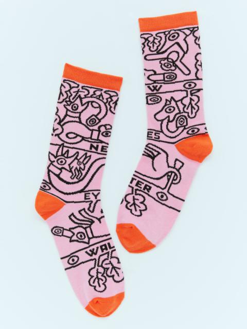 Walter Van Beirendonck New Eyes Socks